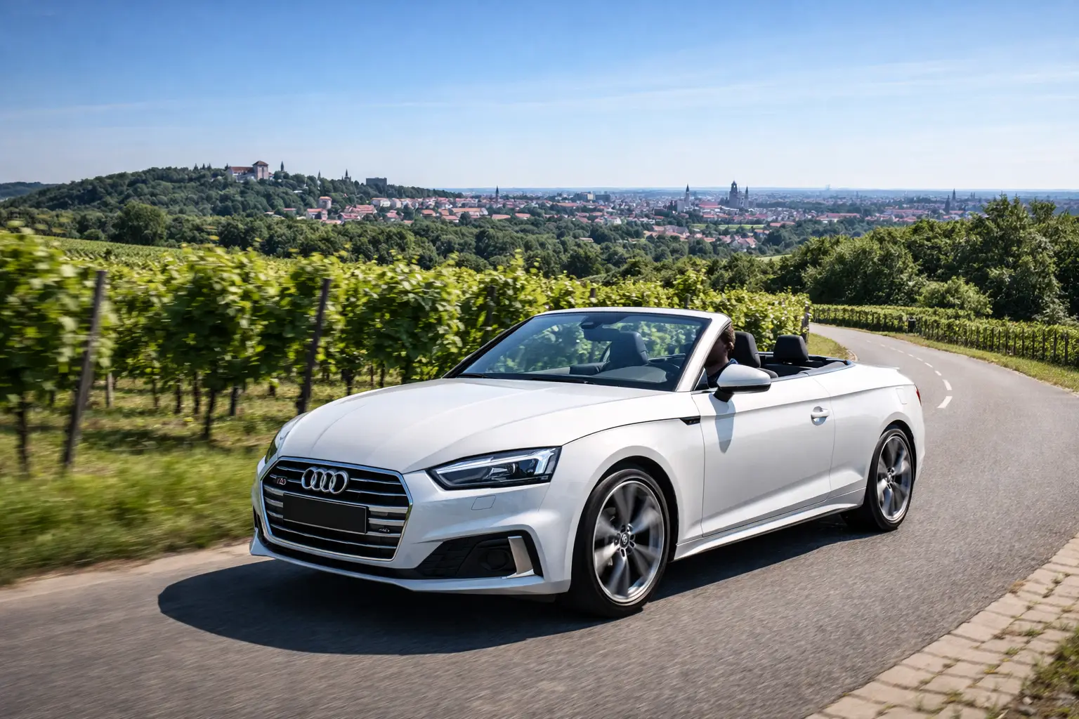 Cabrio Mietwagen für Wochenendausflüge ab Nürnberg