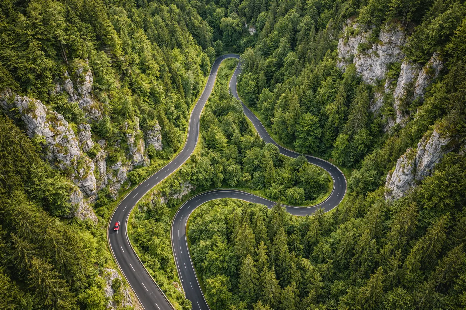 Fahrstrecke ab Nürnberg für Mietwagenreise